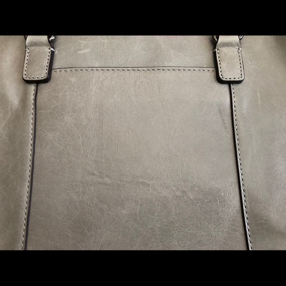Rebecca Minkoff Leather Gray Purse 👜 ⭐️GWP!⭐️ - Picture 5 of 7